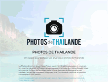 Tablet Screenshot of photos-de-thailande.com